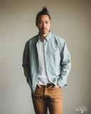3sixteen Big Oxford - Garment Dyed Eucalyptus