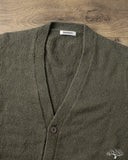 3sixteen Classic Cardigan Olive Boucle
