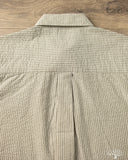 3sixteen Commuter Shirt - Olive Seersucker Stripe
