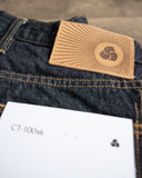 3sixteen CT-100xk Classic Tapered Rinsed Indigo Kibata Selvedge Denim