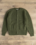 3sixteen Fisherman Cardigan - Hunter Green