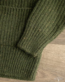 3sixteen Fisherman Cardigan - Hunter Green