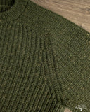 3sixteen Fisherman Cardigan - Hunter Green