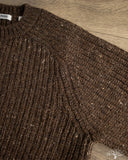 3sixteen Fisherman Cardigan - Umber Tweed