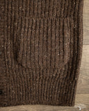 3sixteen Fisherman Cardigan - Umber Tweed