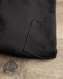 3sixteen Heavyweight Pocket Tee - Black