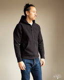 3sixteen Heavyweight Zip Hoody - Black