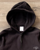 3sixteen Heavyweight Zip Hoody - Black