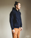3sixteen Heavyweight Zip Hoody - Indigo