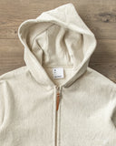 3sixteen Heavyweight Zip Hoody - Oatmeal
