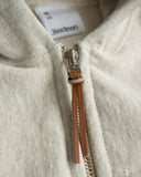 3sixteen Heavyweight Zip Hoody - Oatmeal