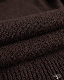 3sixteen Long-Sleeve Knit Polo - Bark Boucle