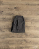 3sixteen Pleated Trouser - Black Linen