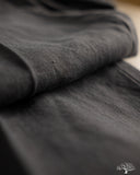 3sixteen Pleated Trouser - Black Linen