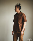 3sixteen Short Sleeve Loop Shirt - Cinnamon Seersucker