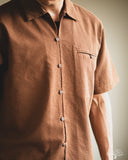 3sixteen Short Sleeve Loop Shirt - Cinnamon Seersucker
