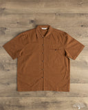 3sixteen Short Sleeve Loop Shirt - Cinnamon Seersucker