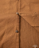 3sixteen Short Sleeve Loop Shirt - Cinnamon Seersucker
