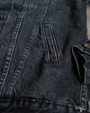 3sixteen Stonewashed Type 3s Denim Jacket - Black