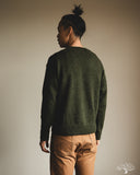 3sixteen V-Neck Sweater - Hunter Green Tweed