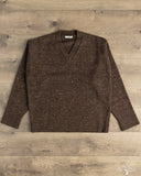 3sixteen V-Neck Sweater - Umber Tweed