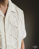 3sixteen Vacation Shirt - Ecru Squiggle