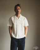 3sixteen Vacation Shirt - Ecru Squiggle
