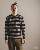 Iron Heart IHTB-01-GRY-BLK - 11oz Cotton Knit Long-Sleeve Sweater - Grey/Black