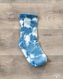 American Trench Retro Crew Sock - Indigo Dyed