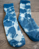 American Trench Retro Crew Sock - Indigo Dyed