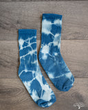 American Trench Retro Crew Sock - Indigo Dyed
