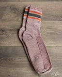 American Trench Merino Activity Sock - Maroon