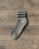 American Trench Merino Activity Quarter Crew Sock - Grey