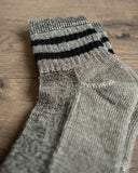 American Trench Merino Activity Quarter Crew Sock - Grey