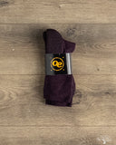 American Trench Merino Field Sock - Plum