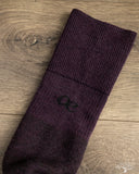 American Trench Merino Field Sock - Plum