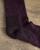 American Trench Merino Field Sock - Plum