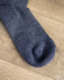 American Trench Merino Field Sock - Steel Blue