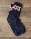 American Trench Sam Crew Sock - Navy