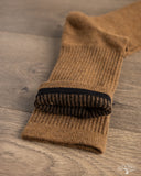 American Trench Supermerino Crew Sock - Brown