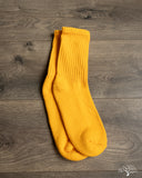 American Trench The Solids Crew Sock - Gold