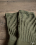 American Trench The Solids Crew Sock - Olive