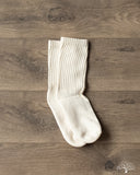 American Trench The Solids Crew Sock - Natural