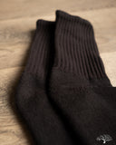 American Trench The Solids Crew Sock - Washed Black