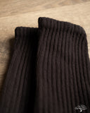American Trench The Solids Crew Sock - Washed Black