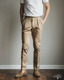 Barnstormer 1002P 2 Pleated Dress Chinos - Khaki
