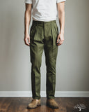 Barnstormer 1002P 2 Pleated Dress Chinos - Olive