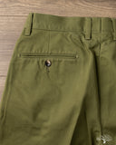 Barnstormer 1002P 2 Pleated Dress Chinos - Olive