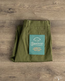 1952UC Flat Front Chino Trousers - Olive