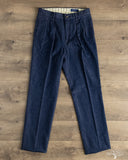 1955IND 2 Pleated Chino Trousers - Indigo